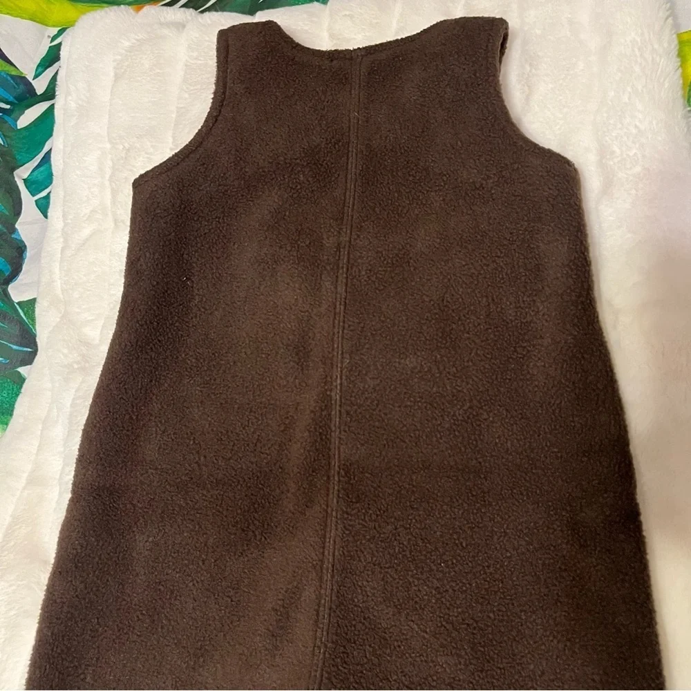 Vintage Oshkosh Baby Infant 12M Bunny Raccoon Fleece Button Fall Cozy Overalls